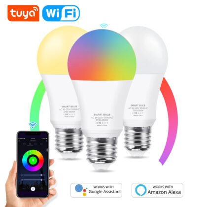 נורת LED E27 WIFI חכמה וצבעונית